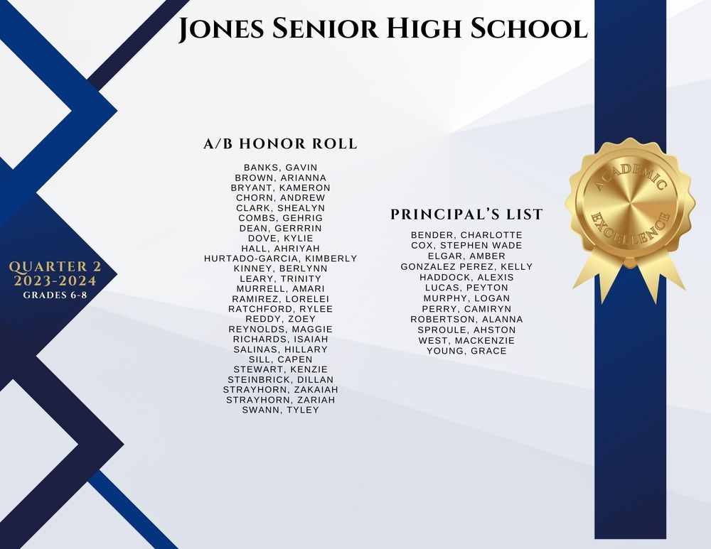 Honor Roll / Principal's List