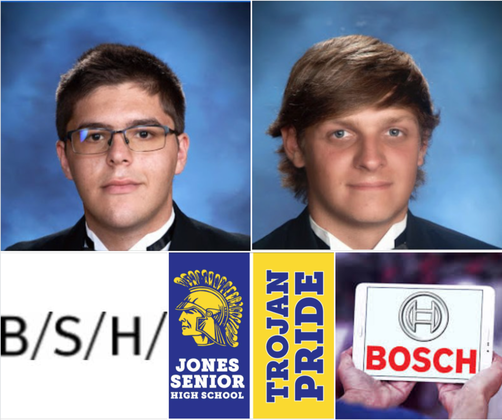 Congratulations James Aragon and James Davis on BOSCH Apprenticeships!!