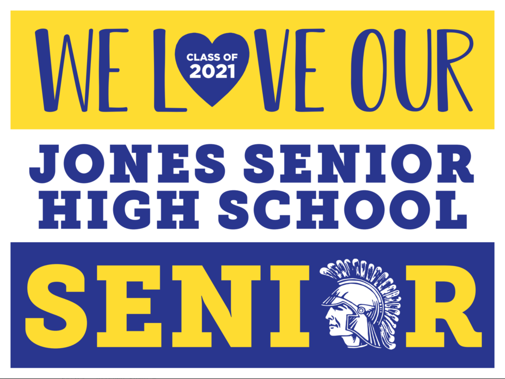 Our Jones Senior High School Graduation Ceremony will be held on Saturday, June 5th, 2021 at 10:00 AM