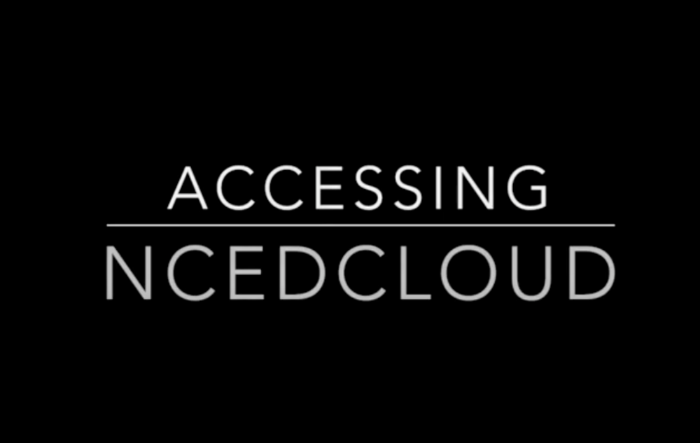 Accessing NCEdCloud