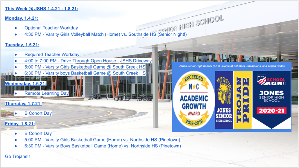 JSHS Jan. 2021 - Week 1